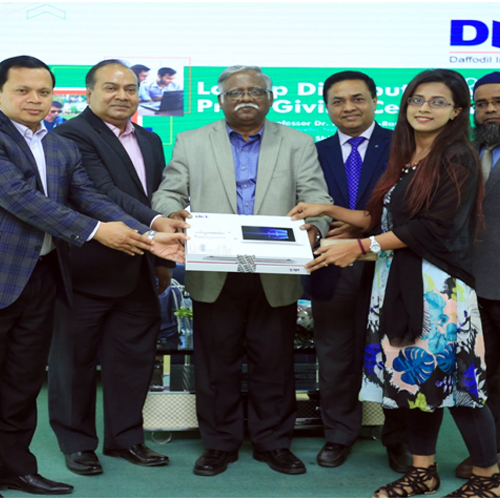 DIIT distributed Laptop at free of cost among the students of every batch.