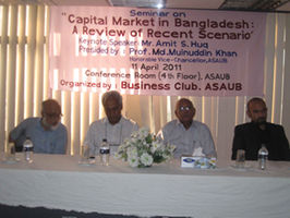 Seminar Organize by Business Club, ASAUB