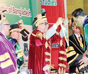 President at BUP Convocation