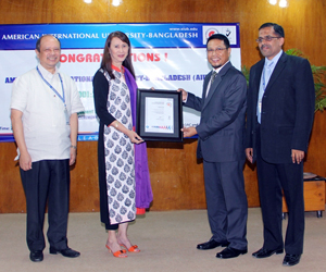 AIUB Gets ISO 9001:2008 Certificate