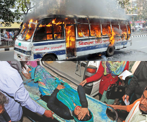 Petrol bomb attacks burnt Eden students