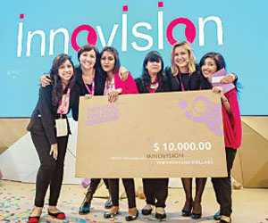 Team InnoVision wins 10,000 Dollars