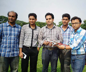 JU students invented Quadcopter